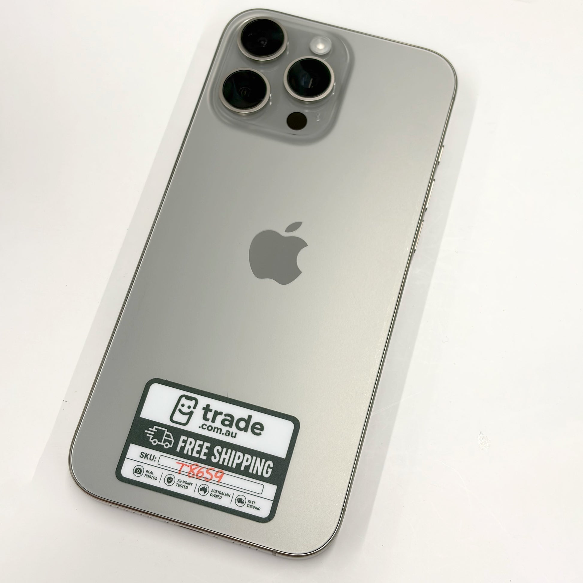 iPhone 16 Pro Max 256GB Natural Titanium A Grade 100% Battery T8659