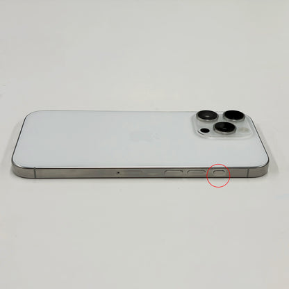 iPhone 16 Pro Max 256GB White Titanium A Grade 100% Battery T8657