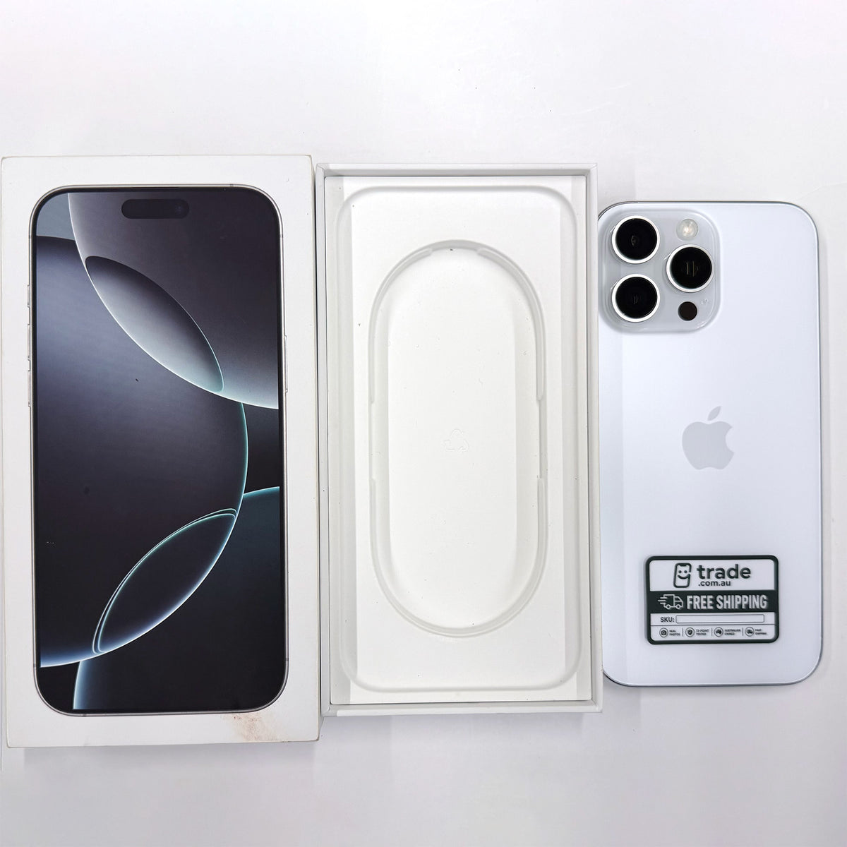 iPhone 16 Pro Max 512GB White Titanium 90% Battery (B Grade) T8972