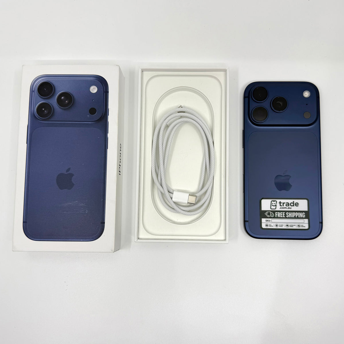 iPhone 17 Pro 1TB Deep Blue 100% Battery (A Grade) T8997