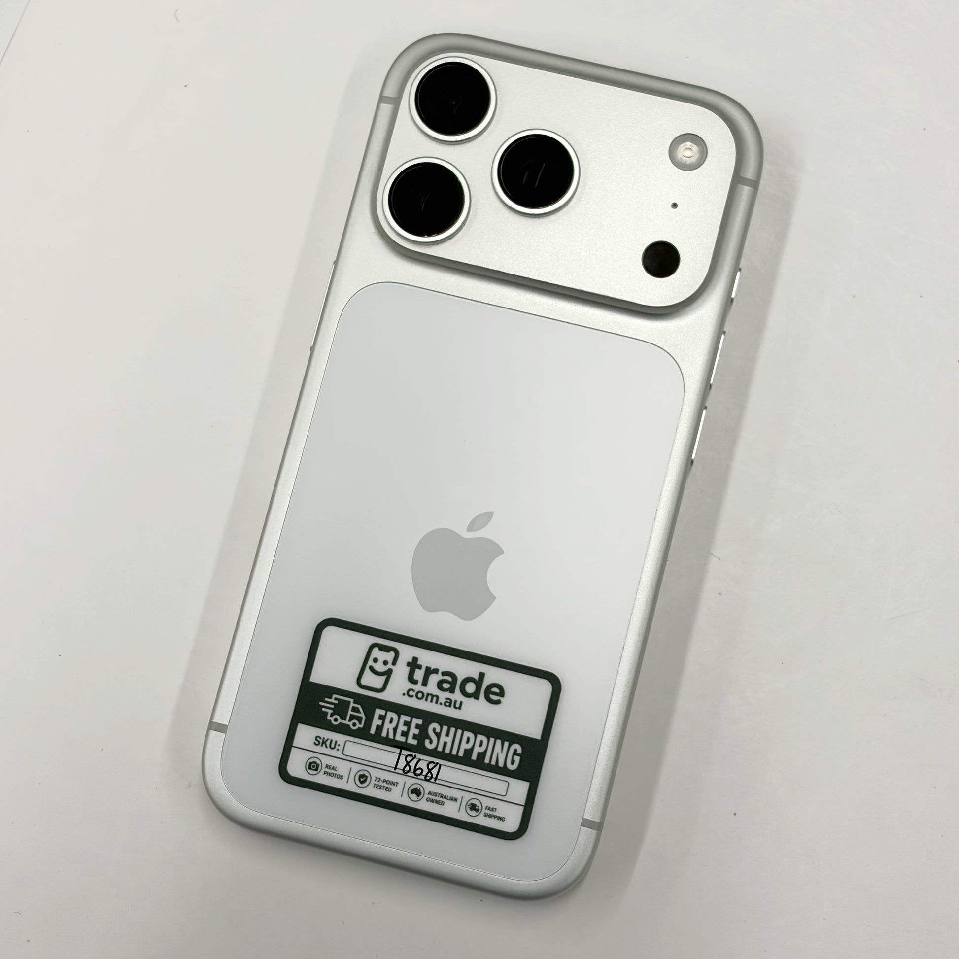 iPhone 17 Pro 256GB Silver A Grade 100% Battery T8681