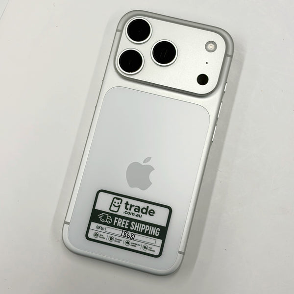 Refurbished iPhone 17 Pro 256GB Silver A Grade 100% Battery T8681