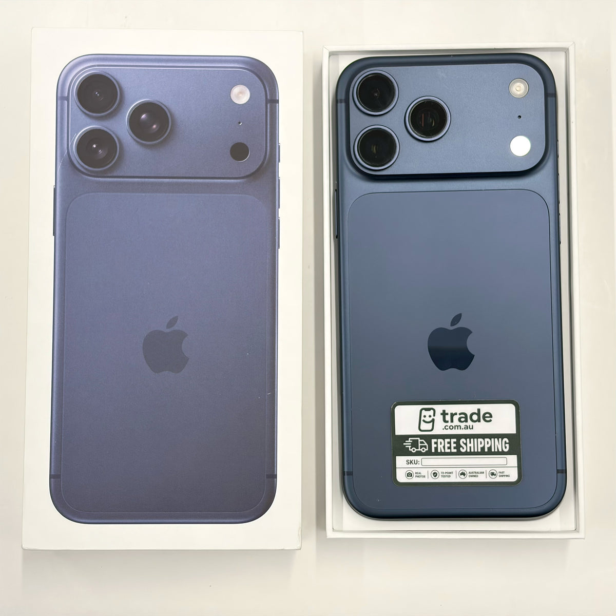 iPhone 17 Pro Max 256GB Deep Blue A Grade 100% Battery T8919