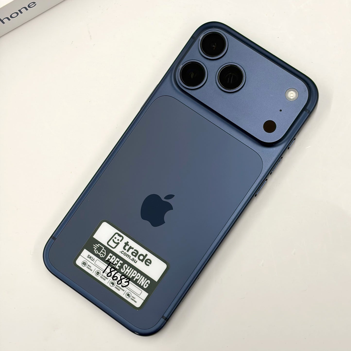 iPhone 17 Pro Max 256GB Deep Blue A Grade 100% Battery T8683