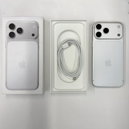 iPhone 17 Pro Max 256GB Silver A Grade 100% Battery T8653