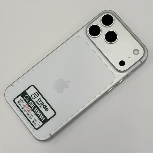 iPhone 17 Pro Max 256GB Silver A Grade 100% Battery T8653