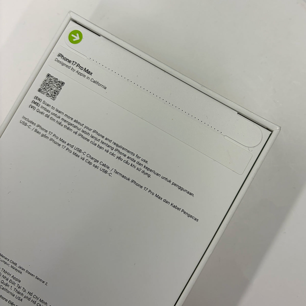 iPhone 17 Pro Max 256GB Silver Brand New T8884