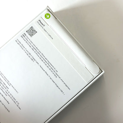 iPhone 17 White 256GB Brand New- Open Box - T8705