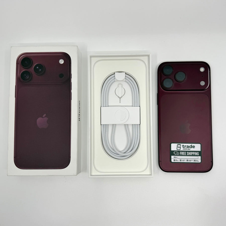iPhone 18 Pro Max 512GB Burgundy 100% Battery (A Grade)  T8992