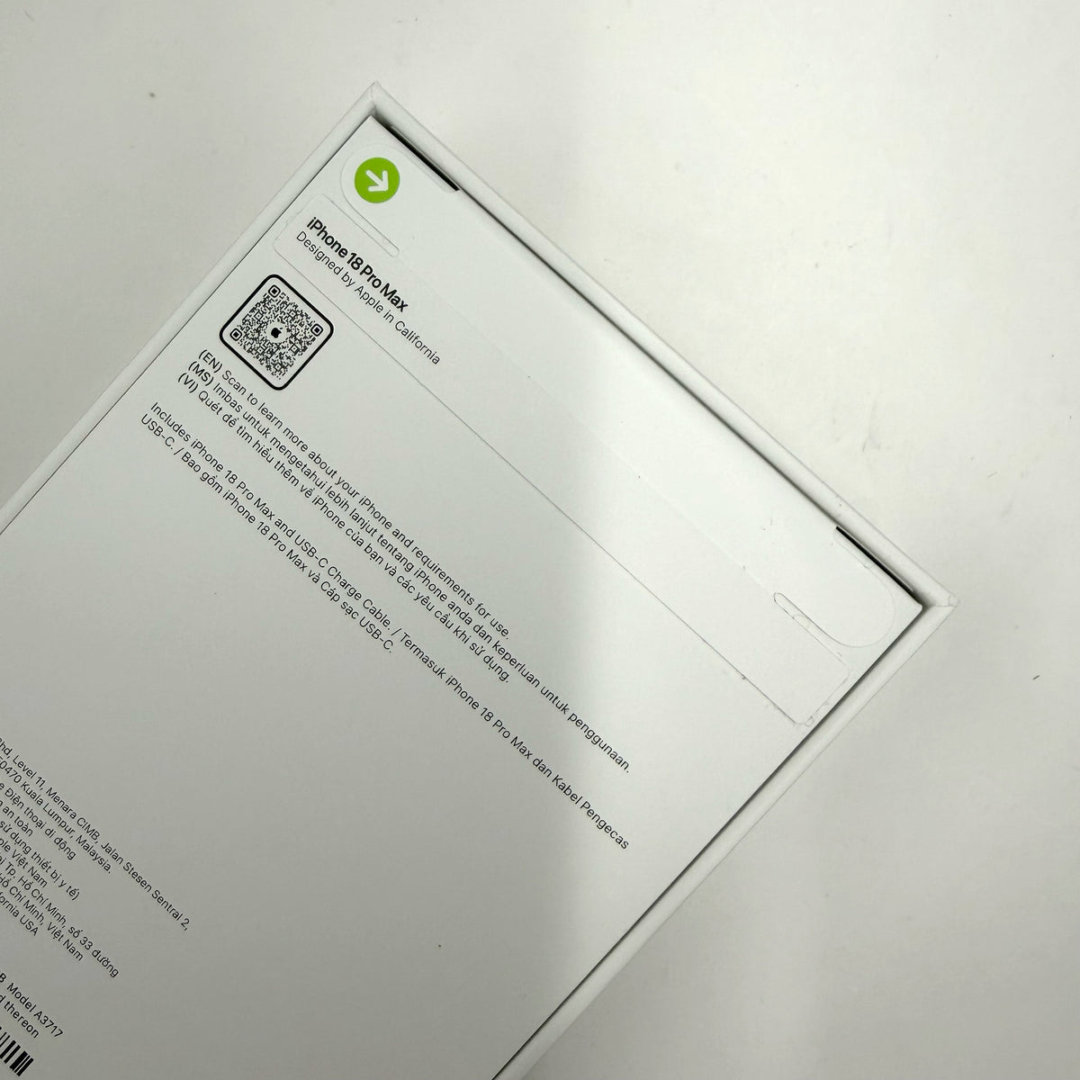 iPhone 18 Pro Max 512GB Burgundy (Brand New) T8954