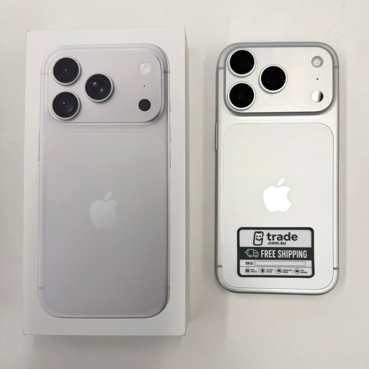 iPhone 18 Pro Silver 256GB 100% Battery (A Grade) T8994