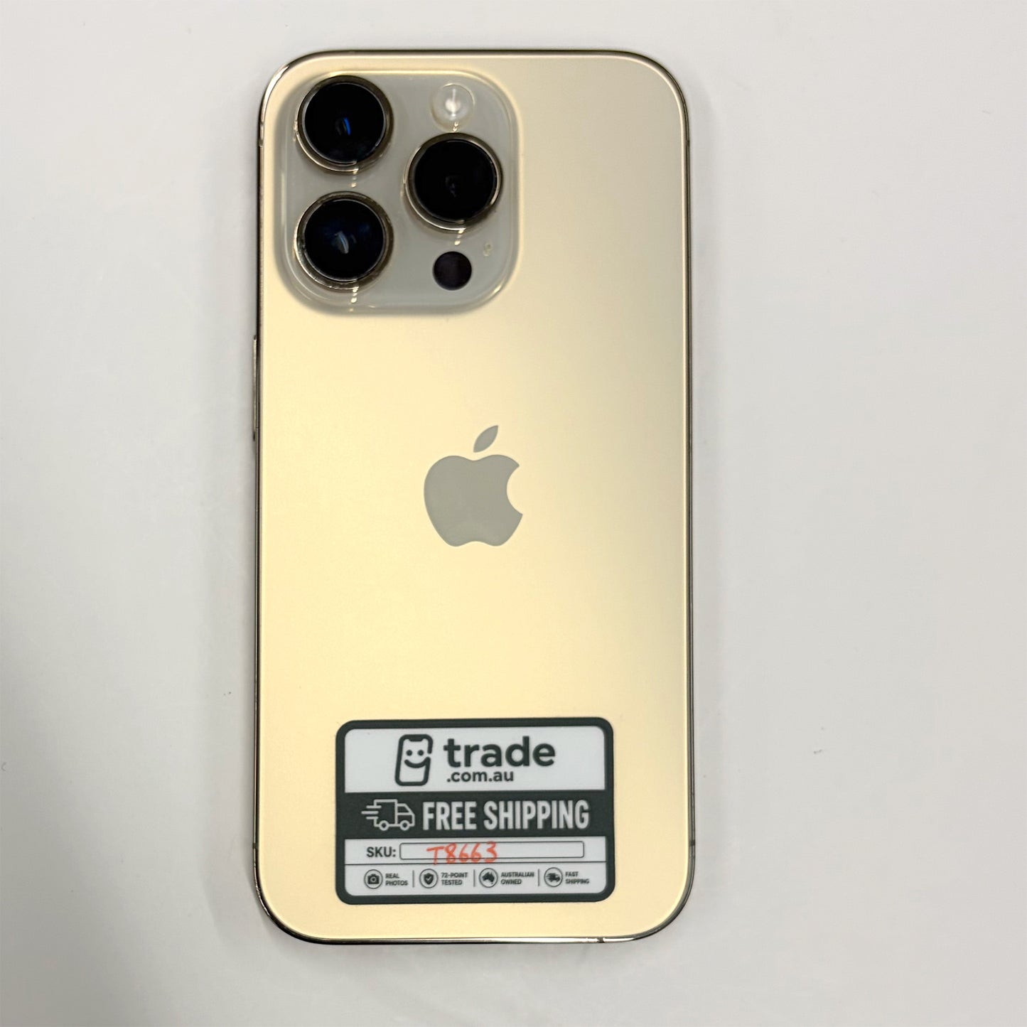 iPhone 14 Pro 256GB Gold A Grade 100% Battery T8663