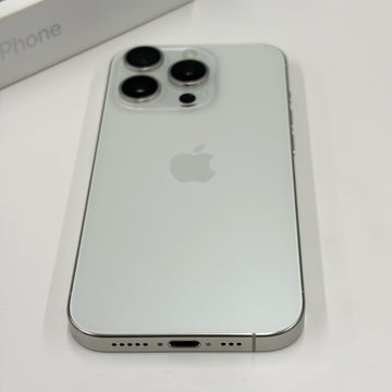 iPhone 15 Pro 256GB White Titanium A Grade 89% Battery T8640