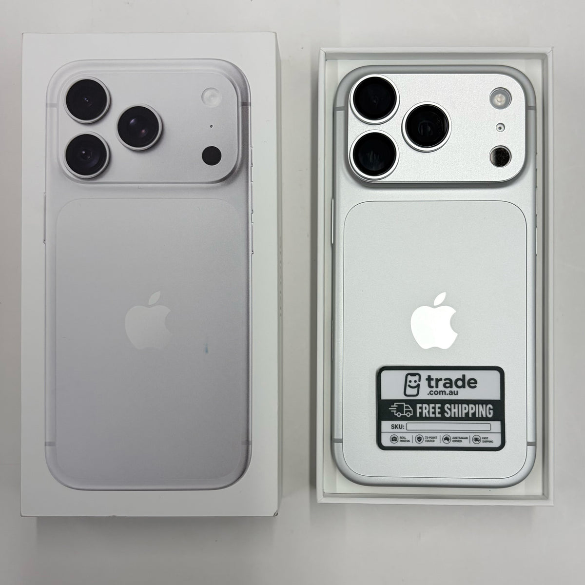 iPhone 18 Pro Silver 256GB 100% Battery (A Grade) T8933