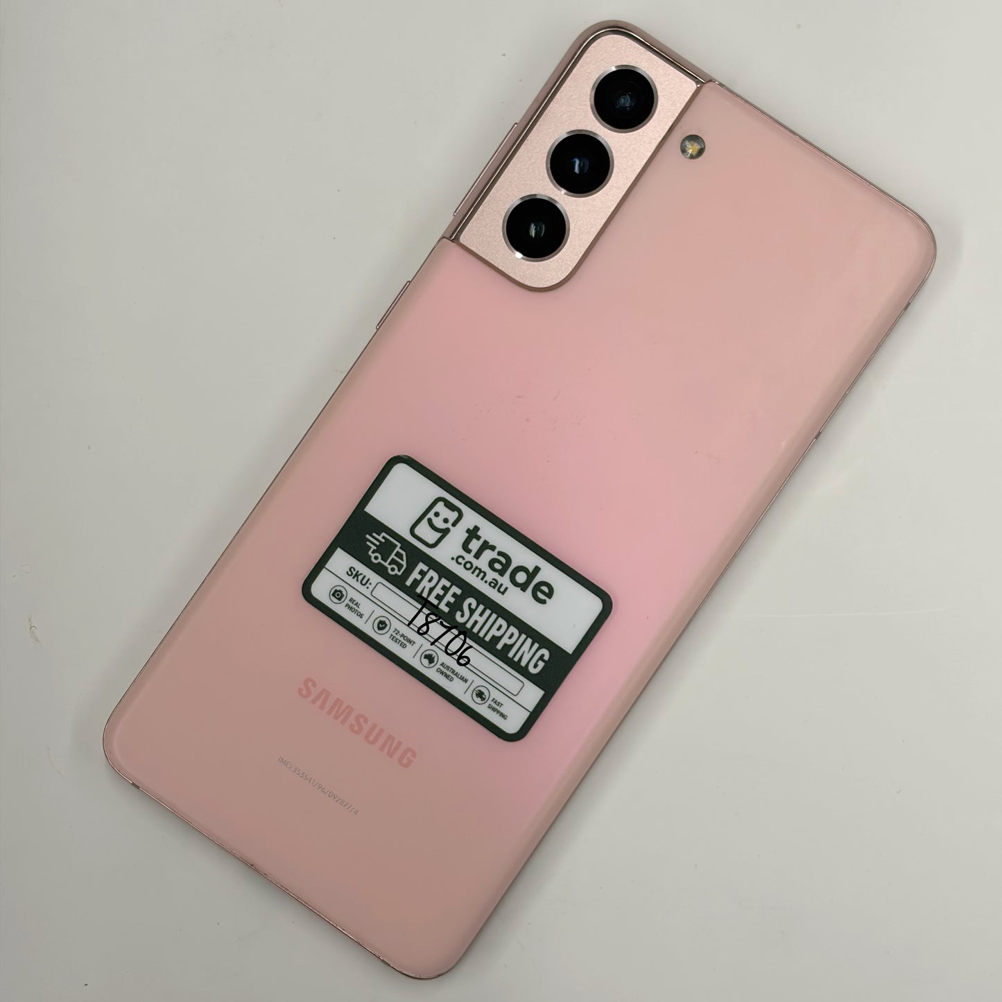 Samsung Galaxy S21 5G 256GB Phantom Pink A Grade 100% Battery T8708