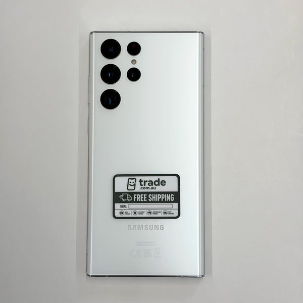 Samsung Galaxy S22 Ultra 256GB 12GB Phantom White (A Grade) 100% Battery T8909